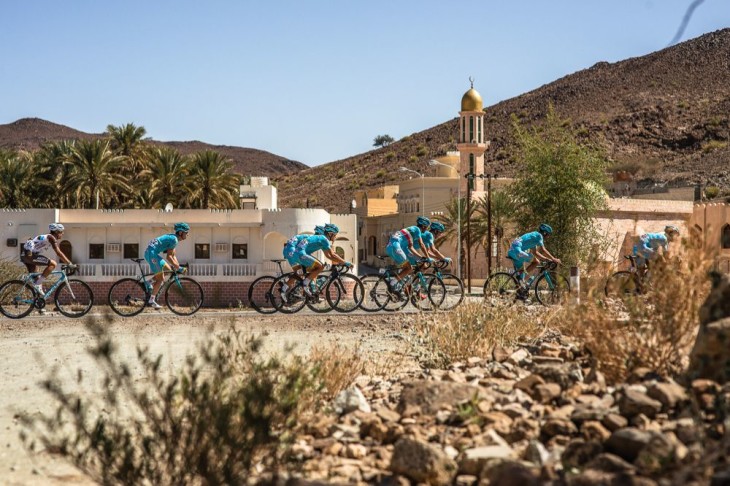 Tour of Oman 2016 - 19/02/2016 - Stage 4: Knowledge Oasis Muscat - Jabal Al Akhdhar (180km) - Astana Pro Team - Foto: © Muscat Minicipality/Paumer/Kåre Dehlie Thorstad