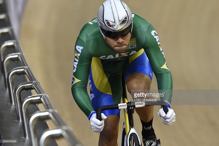 Gideoni Monteiro garantiu a participação do Brasil no velódromo do Rio de Janeiro