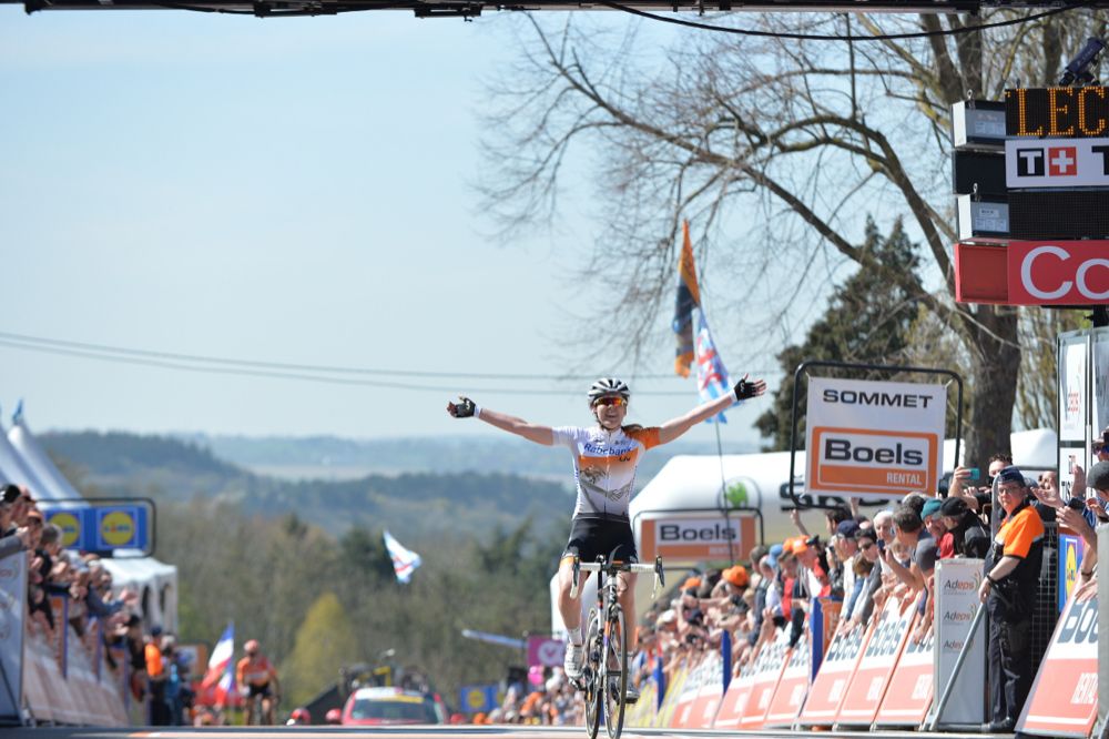 Flèche Wallonne Femmes 2016 - 20/04/2016 - Huy - Belgique - Victoire d'Anna Van Der Breggen, Raboliv Women Cycling Team